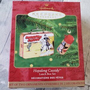 NWT - 2000 Hopalong Cassidy Lunchbox - Hallmark Keepsake Ornament